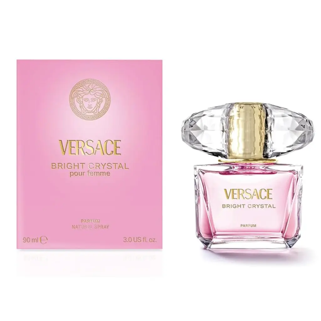 Versace Bright Crystal for Women Parfum Spray, 3.0 Ounce