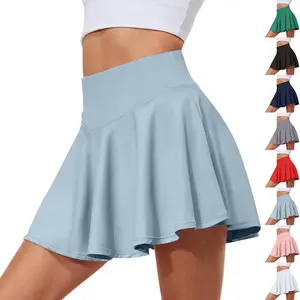 Women’s High-Waisted Athletic Skort with Built-In Shorts & Pockets