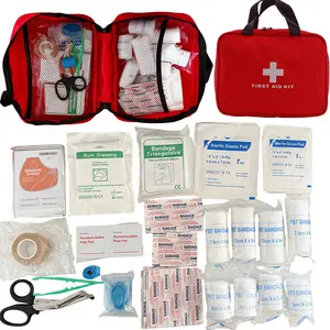 Complete 160-Piece First Aid Kit – Essential Emergency Medical Supplies for Travel, Camping & Daily Safety