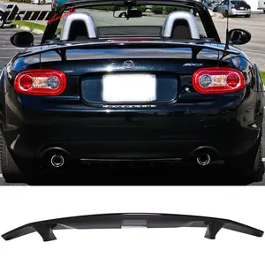 Rear Trunk Spoiler for Mazda Miata 2006-2015 IKON Type A Glossy Black ABS