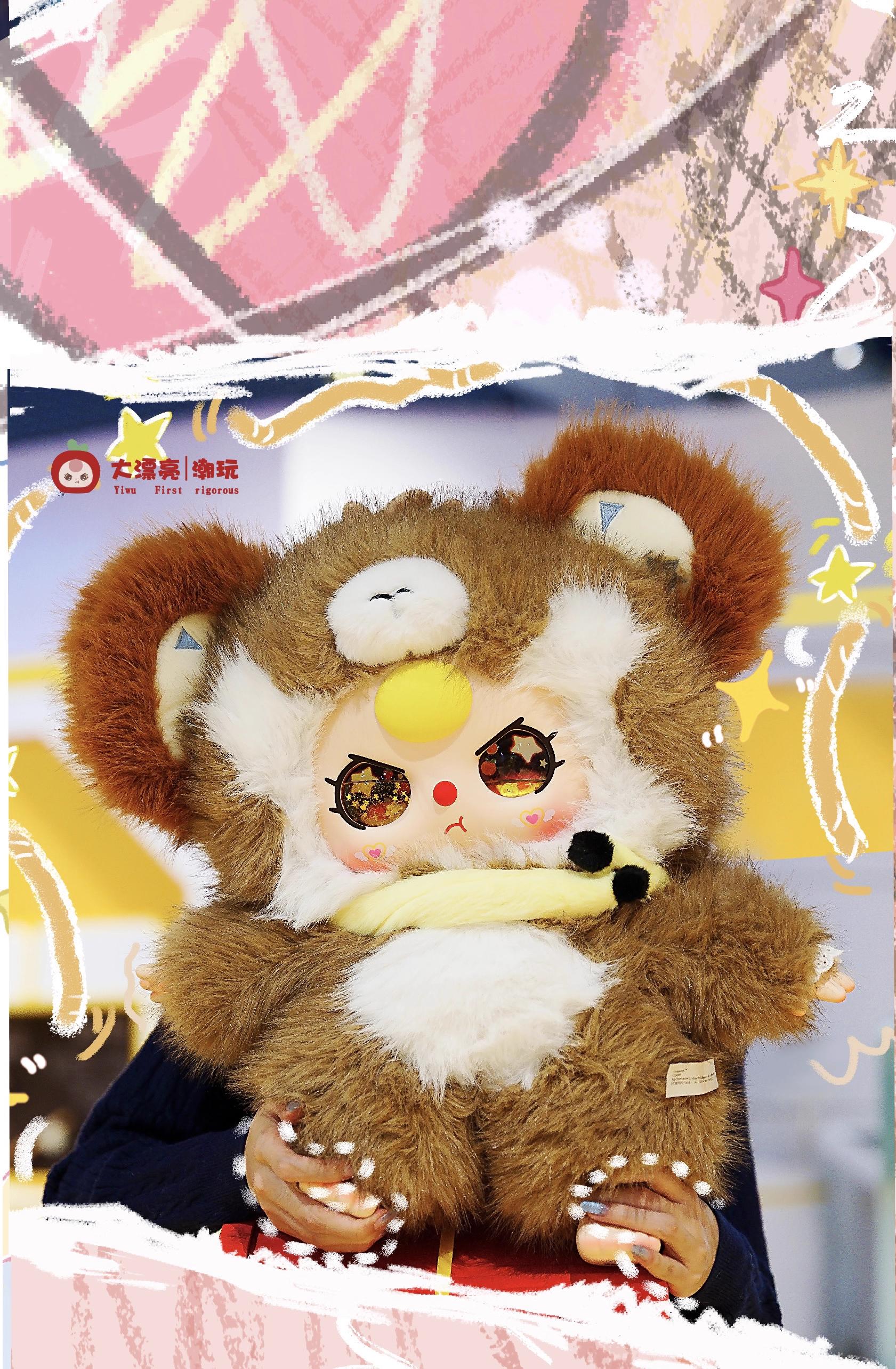 BabyThree 800% Neon AI Tech Glow Plush Blind Box | 6+1 Hidden AI Core | Futuristic Collector’s Edition