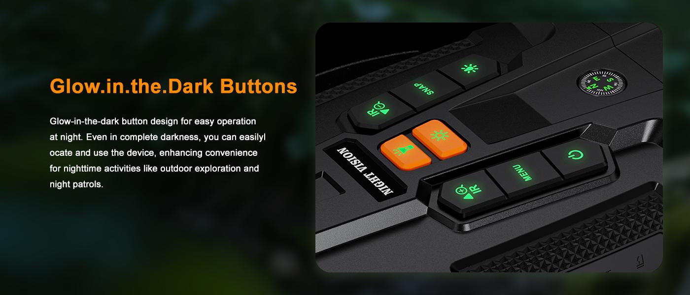 MINENER 4K Night Vision Goggles 4.5 NiteHawk Binoculars with 32GB SD Card 7 Levels Infrared  Monocular for Wildlife, Security,Hunting