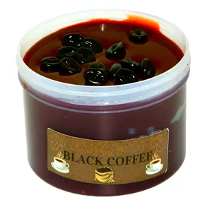 Bubbaboo Black Coffee 8oz Clear Slime - Super Smooth & Fresh Brewed Coffee Scented- Fun freebies with every order
