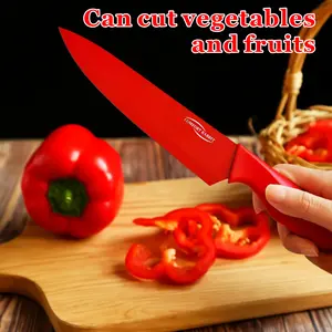 Comfort  6 Piece Kitchen Set – Chef Power Set with Non-Slip Handles & Steel Blades – Includes Chef, Santoku, Slicing, Utility, & Paring Knives – Durable & Sharp – High Carbon Stainless Steel – Non-Stick & Anti-Rust Coating – Ergonomic Handles