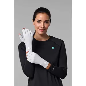 Unisex MaxShield Multi-Sport Fingerless Gloves | Sleek Grey