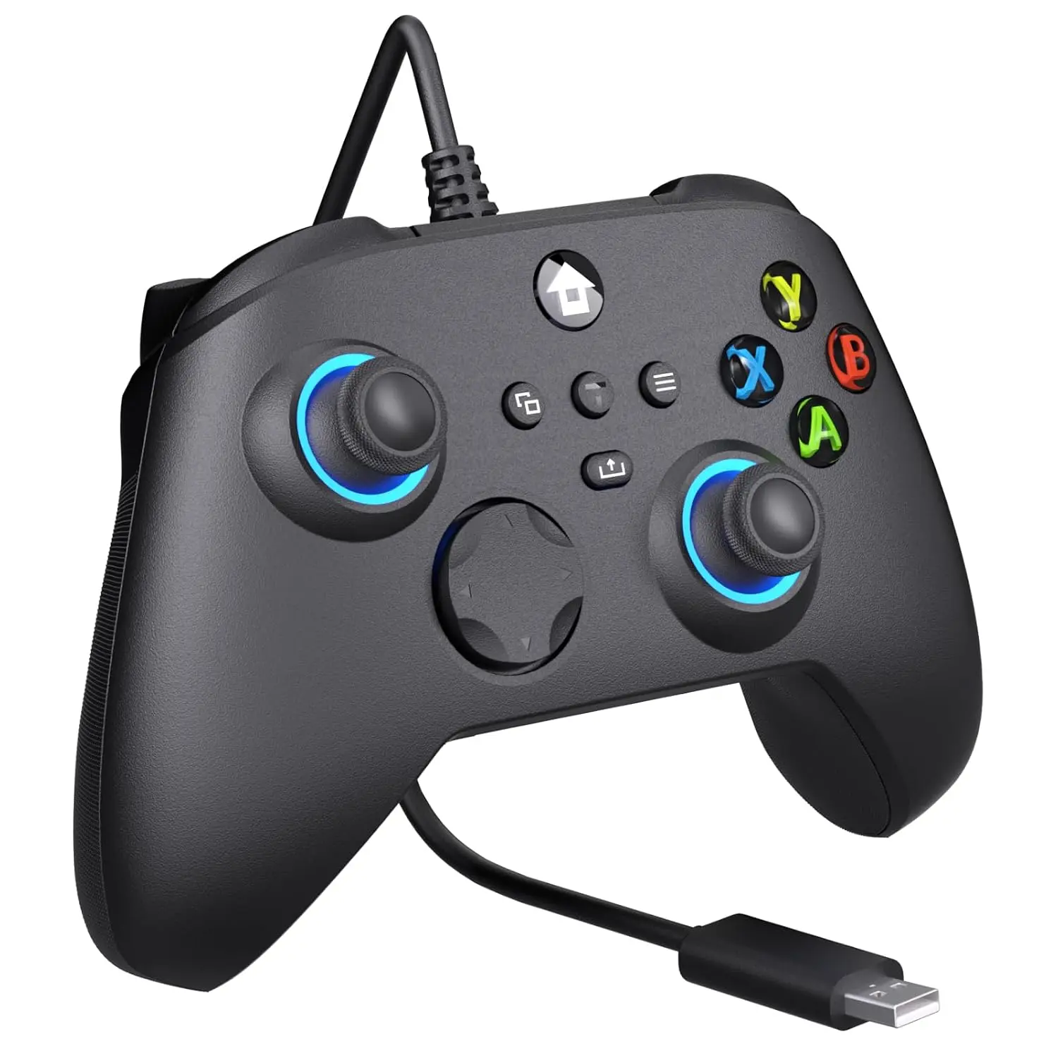 YUYIU Wired Controller for XBOX ONE，Xbox Series X|S, PC, Steam, iOS – Linear Triggers,USB-C Plug & Play，Audio Support, Macro & Turbo, RGB Backlight, Dual Shock  programmable,back to school,back to school haul