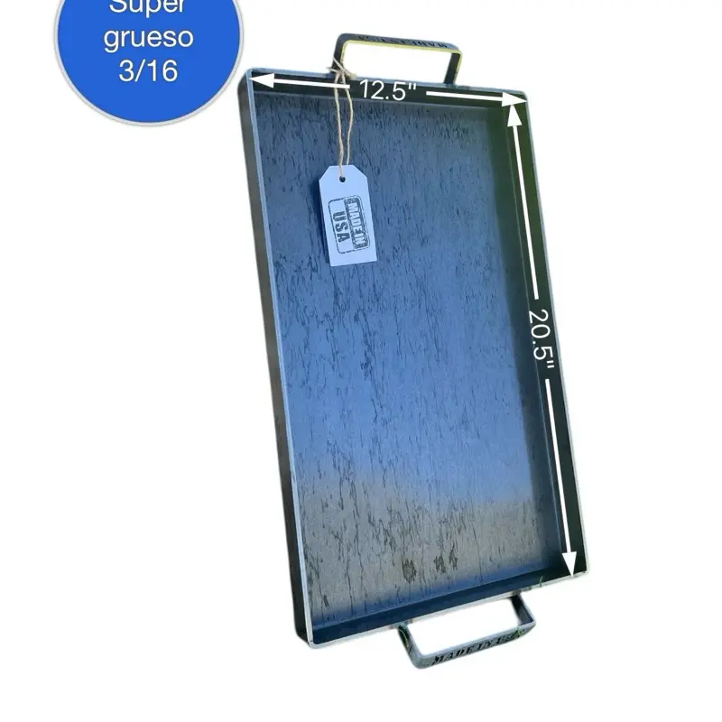La Planchita gruesa (12.5”x20.5”) carbon steel griddle La Planchita gruesa (12.5”x20.5”) carbon steel griddle
