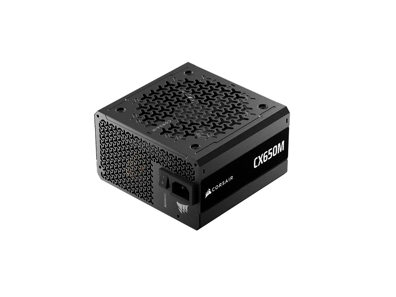 Corsair CX650M (2025) Semi Modular ATX 3.1 PCIe 5.1 Low-Noise 650W Power Supply with 12V-2x6 Cable – Cybenetics Bronze Efficiency, LLC Topology, 105°C Capacitors – Black