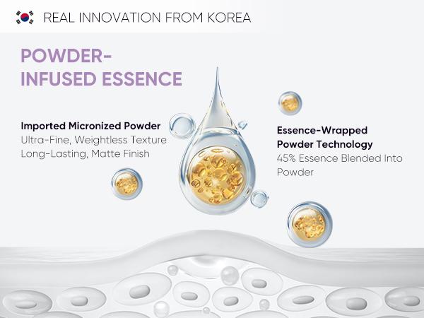 2CHILL Aqua Setting Powder – Korean Skincare Makeup, Lightweight Matte Finish Translucent Face Powder, Oil Control & Long-Lasting, Hydrating, Cosmetic