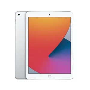 Refurbished Apple iPad 8th Gen Wi-Fi 10.2" Retina Display Silver 2020 Refurbished with A12 Bionic Chip & Tablet Charger