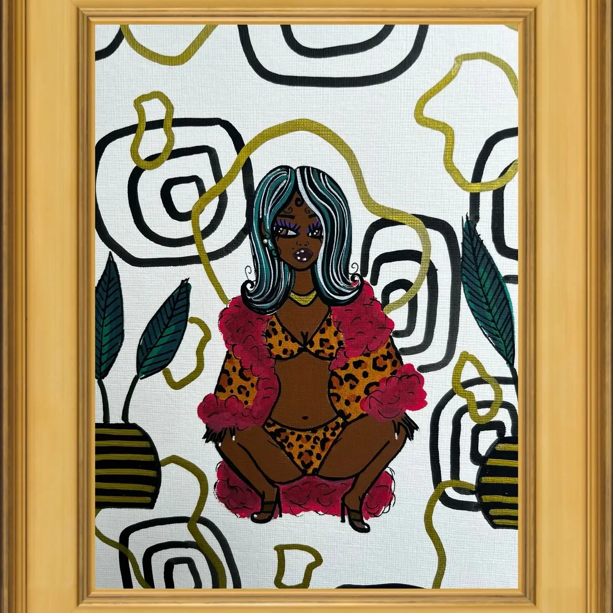 Bratz inspired lil Kim wall art print Decor