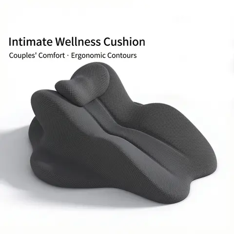 Ergonomic Supportive Memory Foam Bed Pillow with Machine-Washable Polyester Cover - Neck Support, Neck Pain Relief, Back Support - Ideal Adult Accessories, Household Bedding Accessory