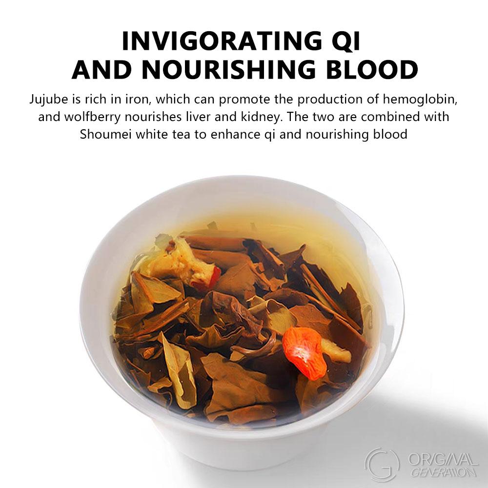 BOGO Forever 18 Tea 2 Cartons With Pressure Thermos (90g 3g×3packs×10boxes)(red dates, wolfberry,Shoumei white tea) (Shoumei white tea, black wolfberry, astragalus)One Piece Is Enough For Whole Day