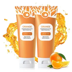 Orange exfoliating gel, aromatic exfoliating agent, mild exfoliating gel, deep cleaning face and body, homecoming gift