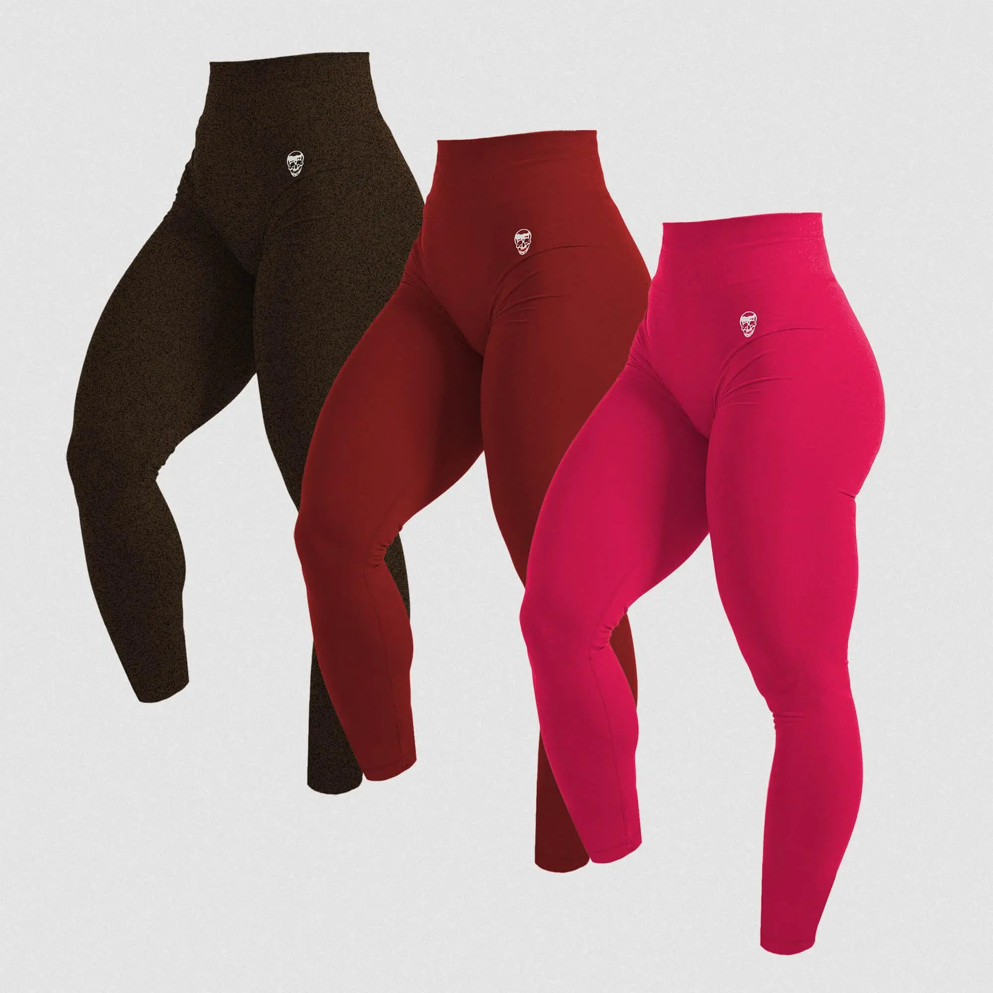 Gymreapers Infinity Women's Seamless Leggings 3-Pack, Stretchy High Waist Tummy Control & Scrunch Butt, Squat Proof Breathable Activewear for Gym & Yoga, Scrunch Sports Leggings