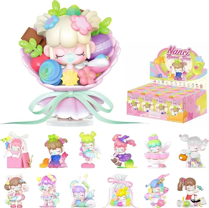 Rolife Nanci Sweet Time Series Blind Box - 1PC Random Surprise Set, Sealed Collectible Figurine, Cute Outfit Toy for Unboxing, Blind-box Thrill Hobby, Birthday/Christmas Gifts, Cute Collectibles Display Decor