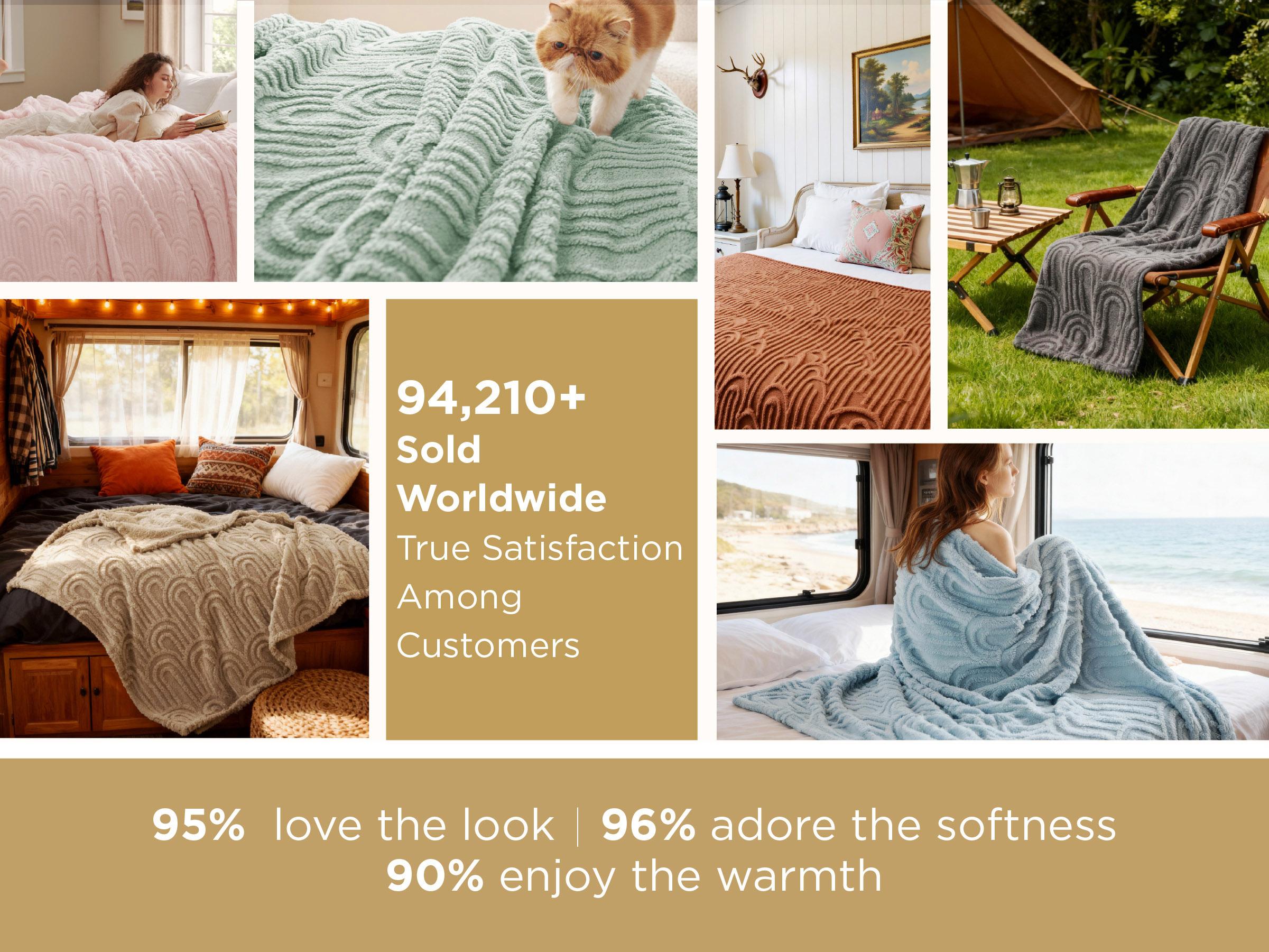 【Spring Glow Up】Bedsure GentleSoft Fleece Blanket for Bed - Distinctive Arches,Super Soft & Cozy, Fluffy Blankets for Women & Girls, Ideal for Sofa & Couch, Boho CharmArtfully Embossed Pattern Adds Amodern Flair To Your Cozy Decor,All-Season