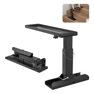 VEVOR Ladder Levler,  23.4 L x 11.4-18 in H Support Surface, Steel Ladder Leveling Tool, Folding Pitch Hopper, Stair Ladder Stabilizer Easy to Use,Extension Ladder Accessories for Uneven Ground