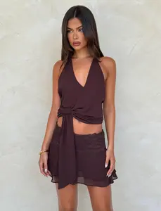 INDIGO TOP - BROWN : CHOCOLATE