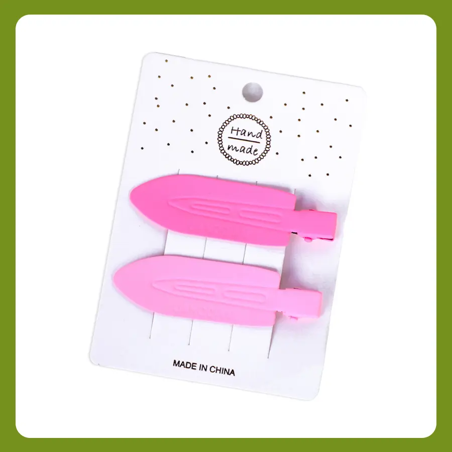 Cute Colorful Hair Clip for Human Hair Wig Handmade Pink Clips, Hair Accessory