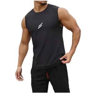 Men’s Summer Fashion Fitness Muscle Tank Top — Breathable, Sweat-Wicking, Loose Fit, Quick-Dry Sleeveless Basketball Training Shirt