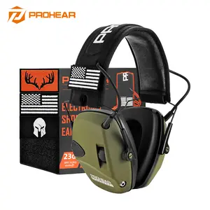 PROHEAR 066 Earmuffs, 4x Sound Pickup, Gel Ear Pads, Instant Noise Reduction & Clear Communication, Shooting/Hunting Hearing Protection Gear