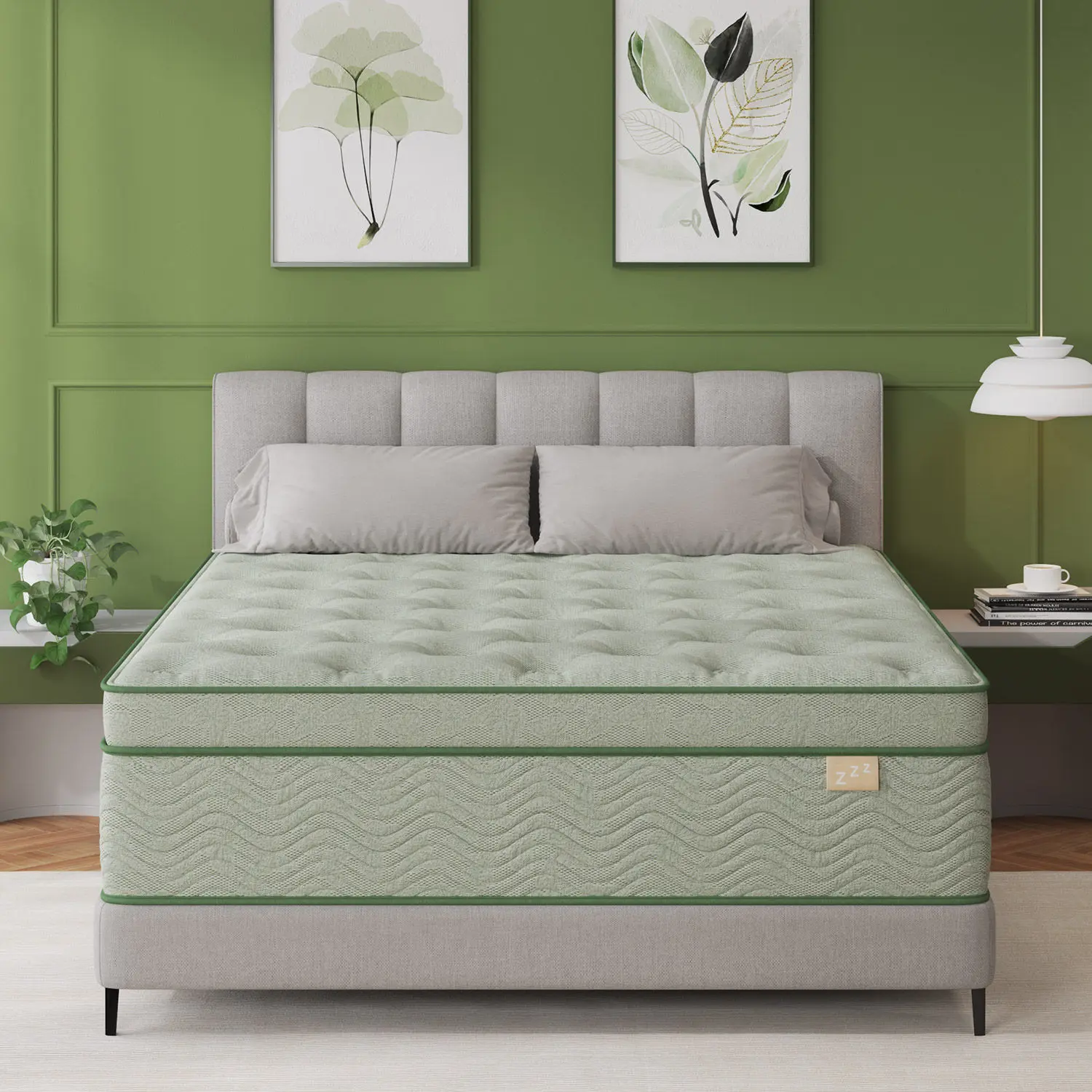 12/14 Inch Gel Memory Foam Mattress Hybrid Pocket Spring Twin Full Queen King Bed Mattress In A Box, Euro Top Medium Firm For Back & Lumbar Support, Individual Pocket Spring Bed For Motion Isolation & Fiberglass Free