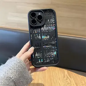 Premium I Am Music Phone Case Compatible with iPhone Models 17 16 15 14 13 12 11 PRO MAX PLUS, AIR Mini SE and iPhone XS MAX, Featuring a Soft TPU Back Cover That Is Anti-Fall. Perfect Gift for Friends and Family