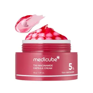 [Official Medicube Partner] TXA Niacinamide Capsule Cream 55g / 1.94 oz - Dual Radiance Moisturizer Ideal for Use After Spot Care, Uneven Skin Tone & Texture & Hydration