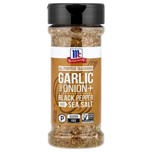 McCormick All Purpose Seasoning, Garlic and Onion + Black Pepper and Sea Salt, 4.25 oz (120 g)