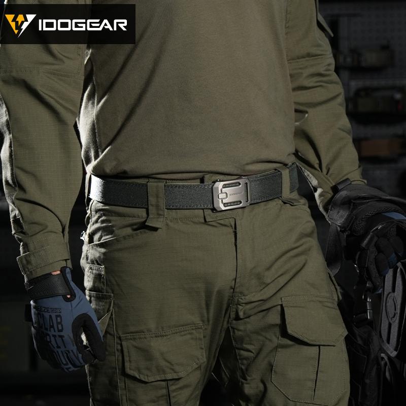 IDOGEAR 1.5" Ratchet Nylon Belt with Adjustable Metal Buckle Tactica Quick-Release Reinforce CCW Belt 3447 SpringStatements