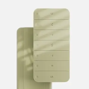 SUUP - The Weekly Pill Organizer with Silicone Travel Band – Palm