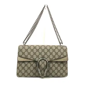 Pre-owned GUCCI Canvas Shoulder Bags GG Supreme Dionysus Medium Monogram Sholder Bag JV00198 NO1