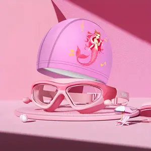 Children's Clear Large Frame Swimming Goggles For Boys Girls, Swimming Glasses For Summer Swimming Pool, Beach, Surfing, splash