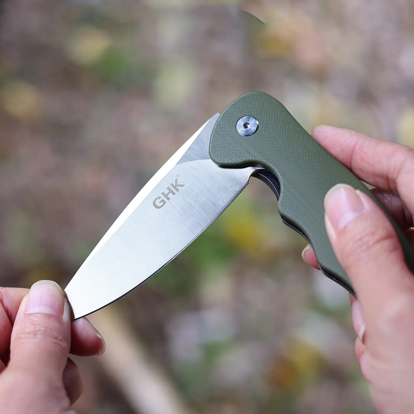 GHK-D2 High-Hardness Sharp Foldable Knife, Camping Survival Tool Kit, Portable Multifunctional Paper Cutter