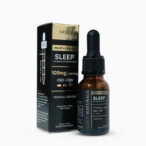 Plant-Based Nighttime Wellness Tincture – Tropical Orange Flavor | Evening Routine Drops | 15mL / 30mL