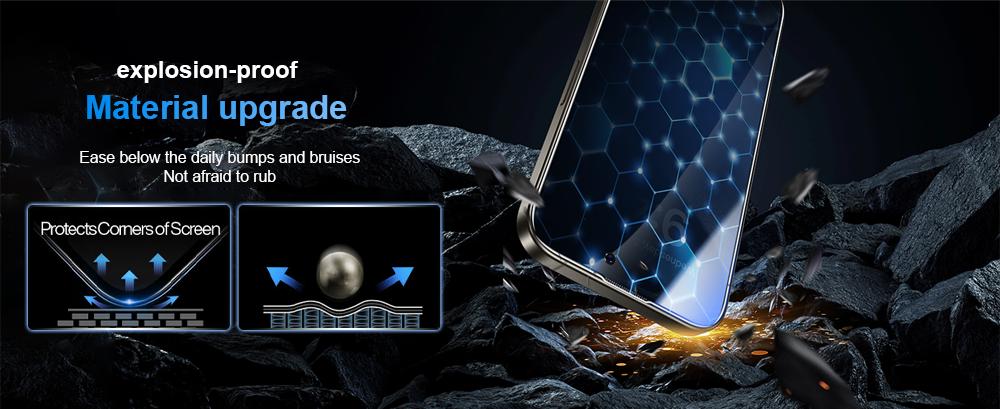 One Fish Privacy Screen Protector Tempered Glass Shockproof Phone Protective Film For Samsung, iPhone,Crystal Clear,  Proof Phone Screen Protector Privacy Screen Protector Protective Phone Accessori.