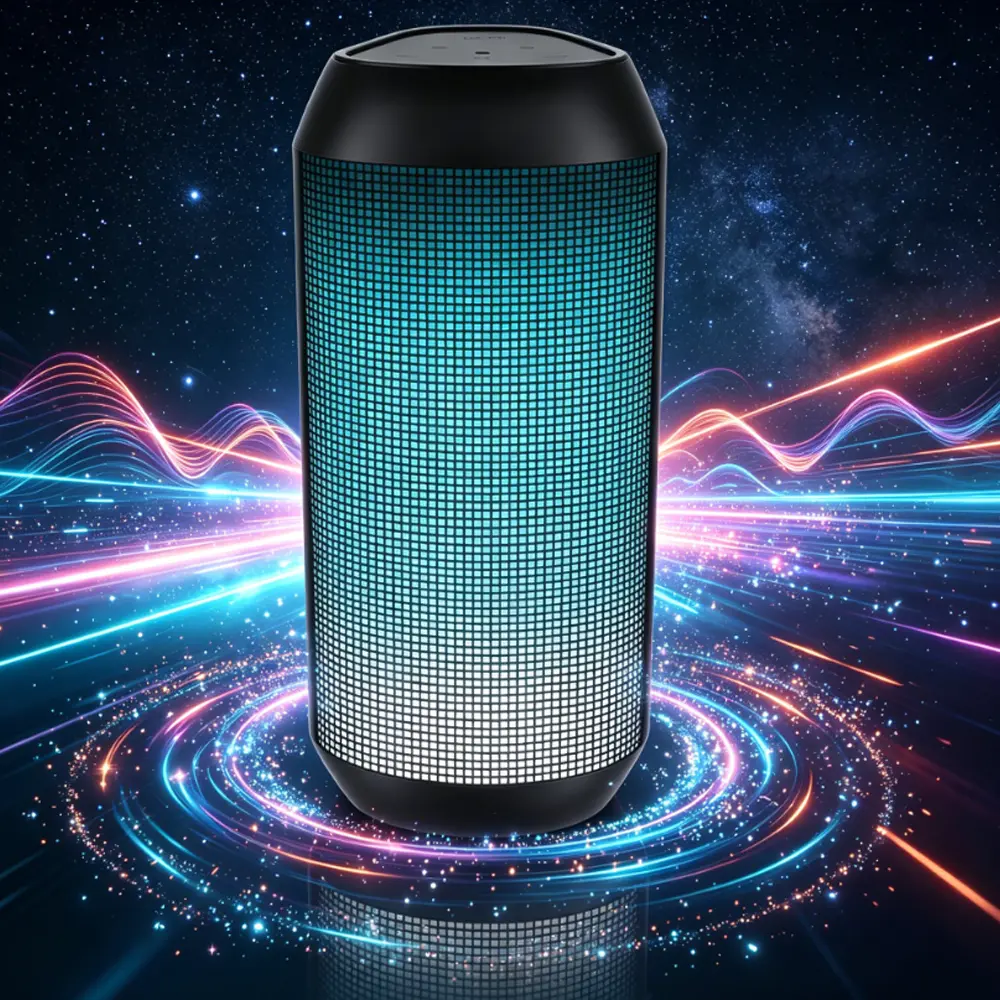 TEMPOMIND Compact Portable USB Rechargeable Bluetooth Speaker - WiFi Enabled Audio Device, Immersive Wide Stereo, Built-in Bluetooth, Battery Powered, Compatible with Smartphones, TVs, Bluetooth Music Speakers, Built-In Bluetooth Speakers