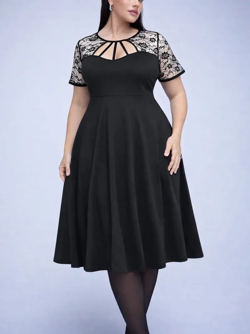 black skater dress - TikTok Shop