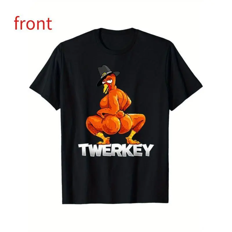 Twerkey Twerking TPilgrim Thanksgiving Twerk Turkey T-shirt made in usa