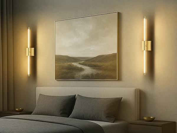 【Summervibes】Battery Operated Wall Lights Set of Two, 【Non-Removable Battery】10000mAH Rechargeable Wall Lamps with Remote Control, Dimmable Gold/Black LED Wireless Wall Sconces for Bedroom, Living Room, Hallway, Dining Room, 360° Rotate 3CCT