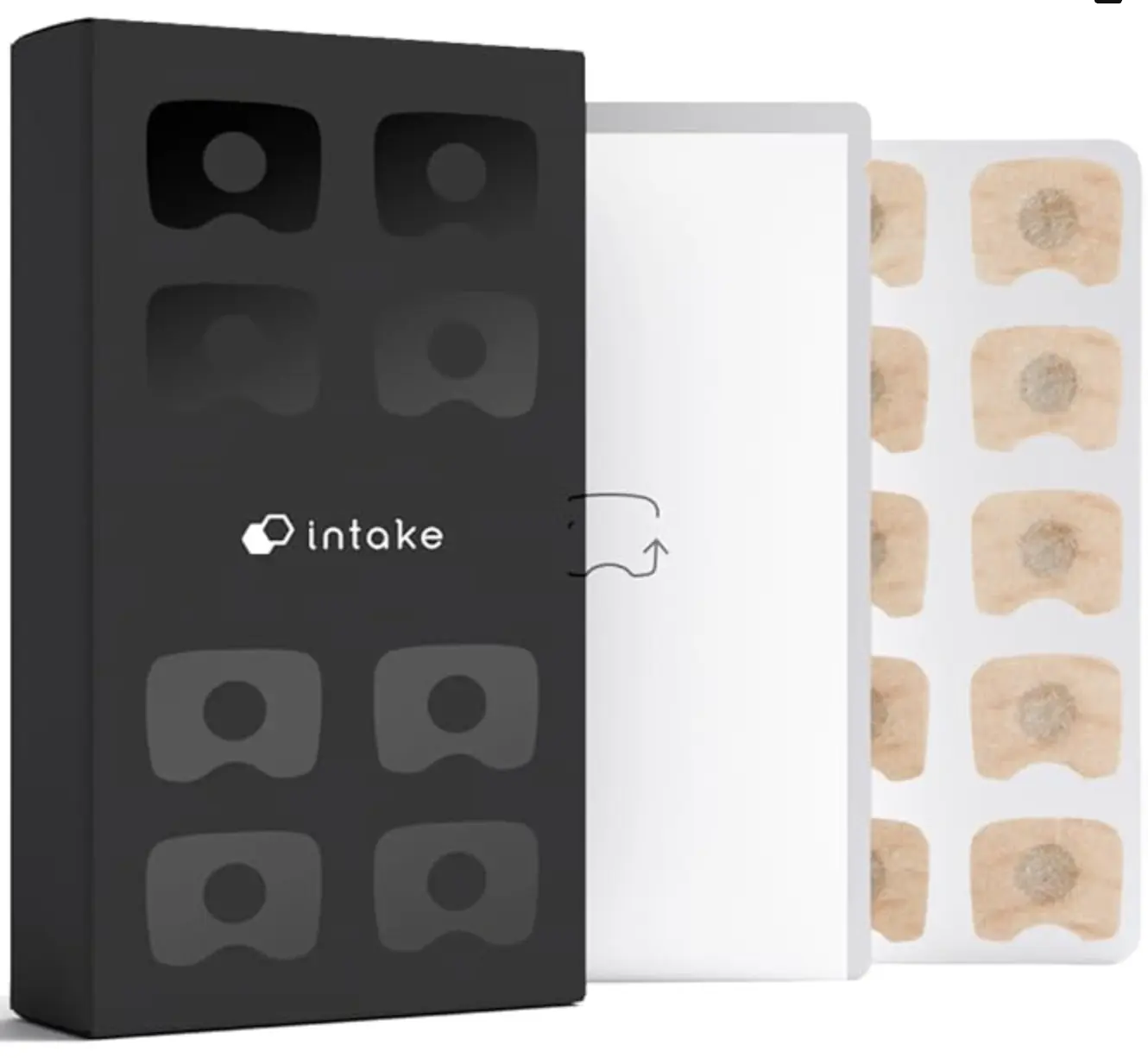 Intake Breathing Refill Tabs ONLY (90 Count) – Boost Oxygen Intake, Improve Sleep Quality & Snoring Solution - Sweat Resistant, Skin Safe Nasal Strips