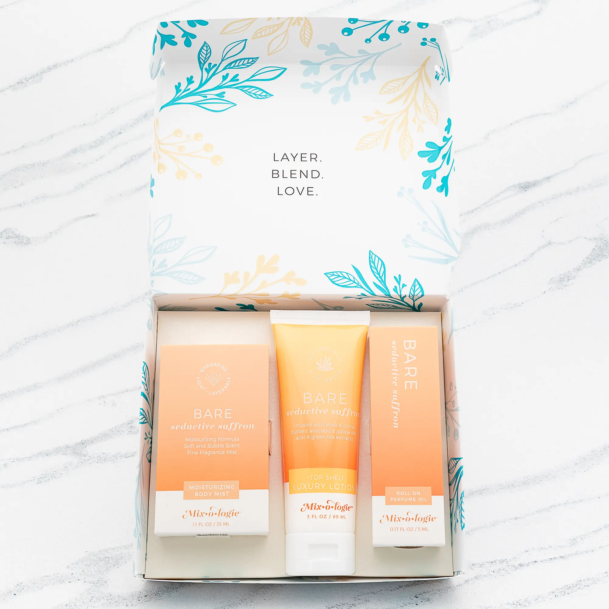 Bare (seductive saffron) Gift Set Trio