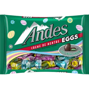 Andes Crème De Menthe Eggs – Easter Chocolate with Refreshing Mint, 7.79 oz Bag