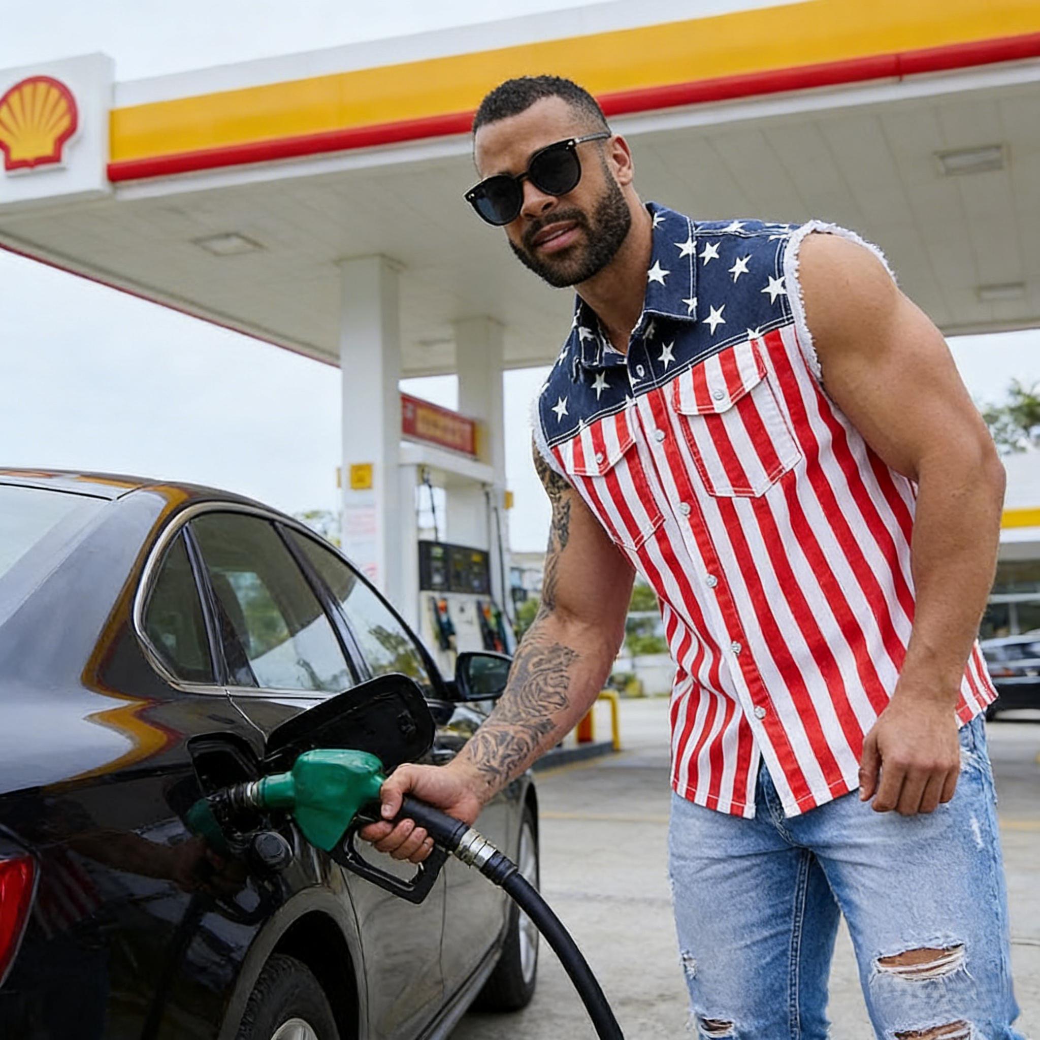 Yuanbang 4th of July Men’s American Flag Denim Vest USA 250th Birthday Independence Day Sleeveless Summer Casual Jacket Patriotic Style Outdoor Fashion Menswear Father's Festival Dad Gifts Guys Love Top Yuanbang 4th of July Men’s American Flag Denim Vest USA 250th Birthday Independence Day Sleeveless Summer Casual Jacket Patriotic Style Outdoor Fashion Menswear Father's Festival Dad Gifts Guys Love Top