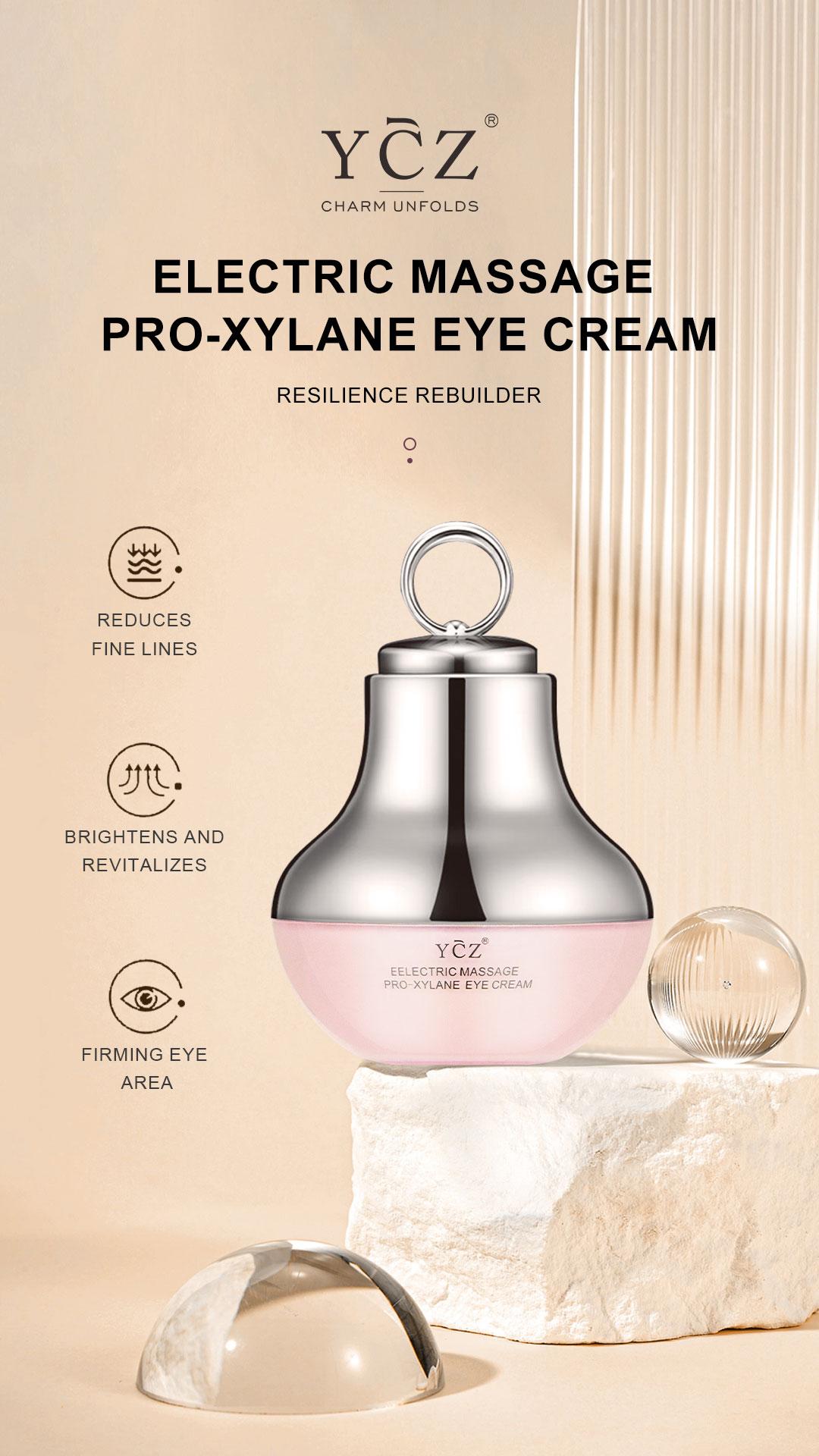 YCZ Electric Massage Pro-Xylane Eye Cream with Caffeine