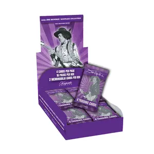 Jimi Hendrix Keepsake Premiere Hobby Box - 275-Card Set with Rare Inserts Memorabilia Laser Signagraphs 1/1s & More