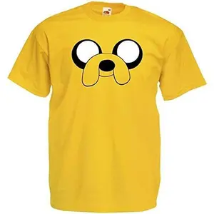 Jake the Dog Adventure Time T-Shirt, Nostalgia 2D Print T-Shirt, Cartoon Network Shirt, Gifts for Cartoon Fans #AdventureTime #CartoonNetwork #NostalgiaCore #ToonVerse #FinnAndJake #GraphicTee #StreetwearUS