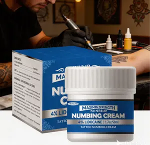 Tattoos Numbing Cream For Face And Body,Long Lasting painless  During tattoos,Safe for  all skin  type