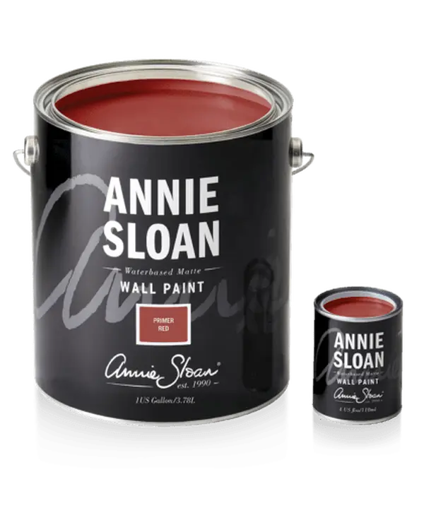 Primer Red Annie Sloan Wall Paint Sample Pot